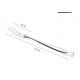 Luxury Stainless Steel Cake Dessert Mini Fork Silver Luxury Stainless Steel Cake Dessert Mini Fork Silver